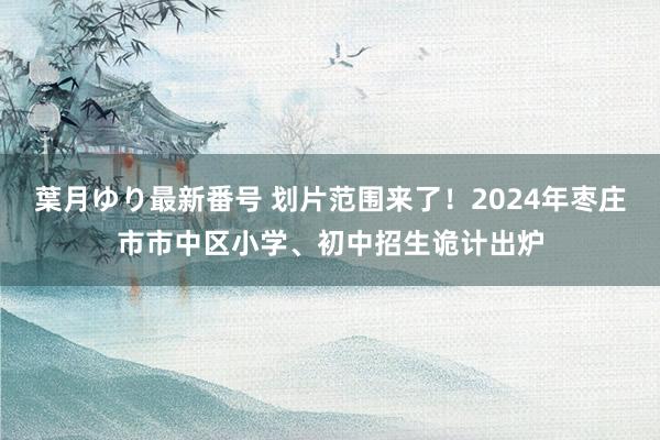 葉月ゆり最新番号 划片范围来了！2024年枣庄市市中区小学、初中招生诡计出炉