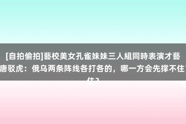 [自拍偷拍]藝校美女孔雀妹妹三人組同時表演才藝 唐驳虎：俄乌两条阵线各打各的，哪一方会先撑不住？