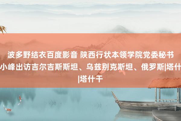 波多野结衣百度影音 陕西行状本领学院党委秘书赵小峰出访吉尔吉斯斯坦、乌兹别克斯坦、俄罗斯|塔什干